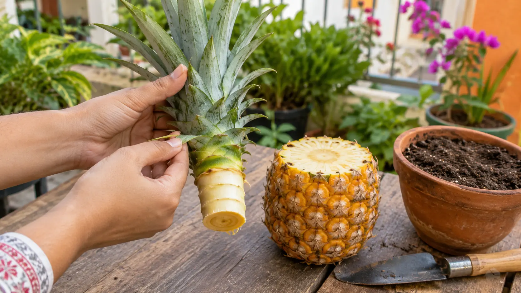 Prepare the Pineapple Crown